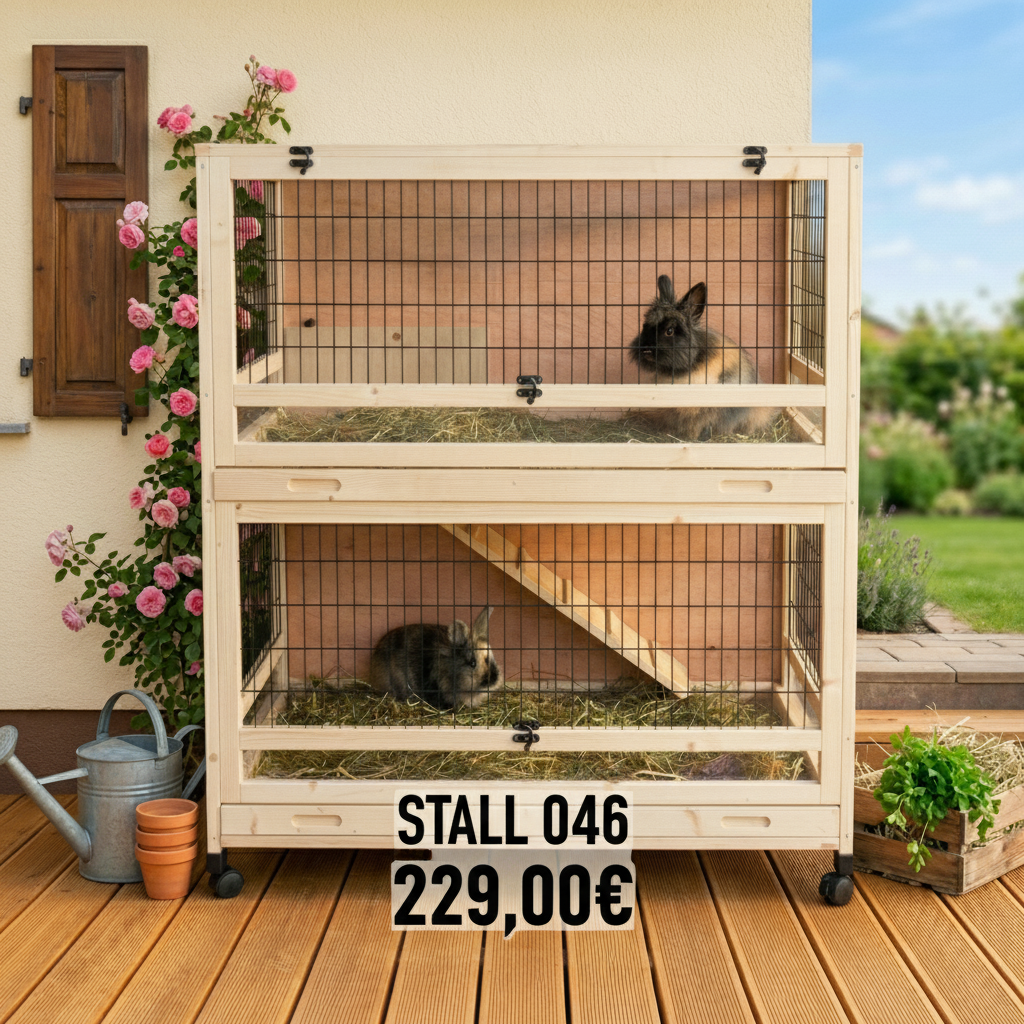 Hasenstall Kaninchenstall Meerschweinchenstall Knuffel