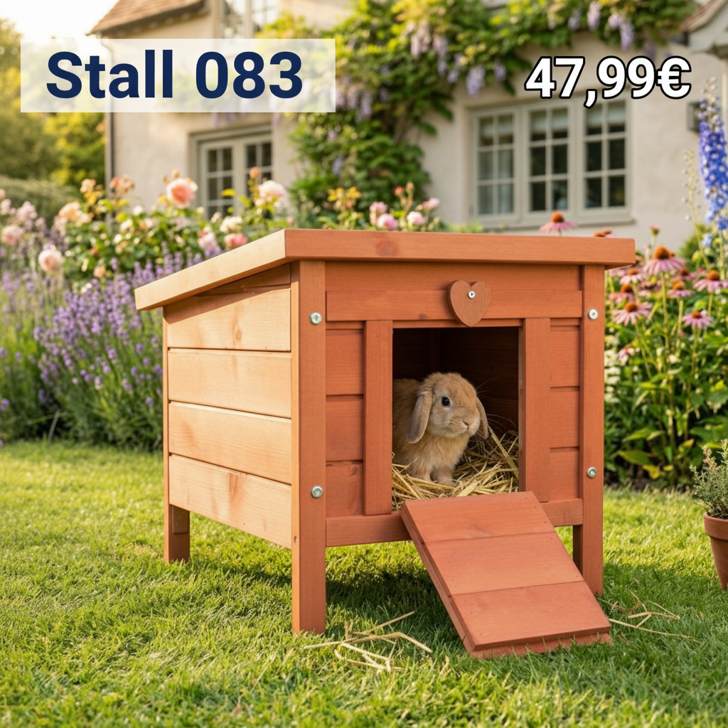 Hasenstall Kaninchenstall Meerschweinchenstall  Mini Haus