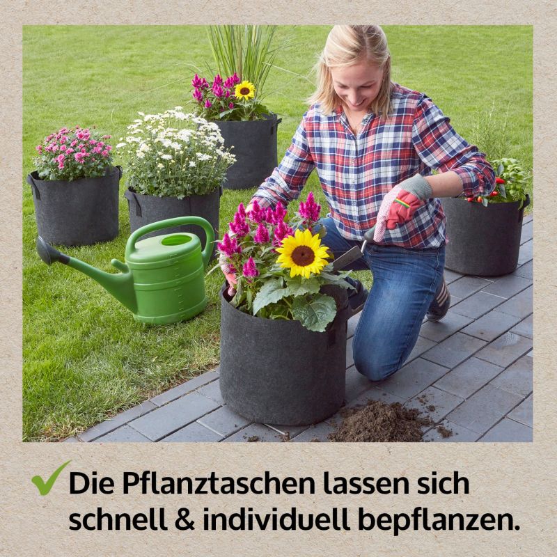 Pflanzsäcke 3 mal 30 Liter & 3 mal 60 Liter