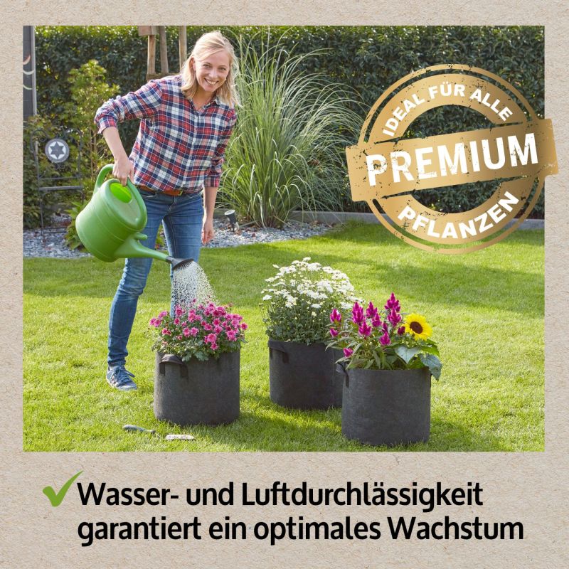 Pflanzsäcke 3 mal 30 Liter & 3 mal 60 Liter