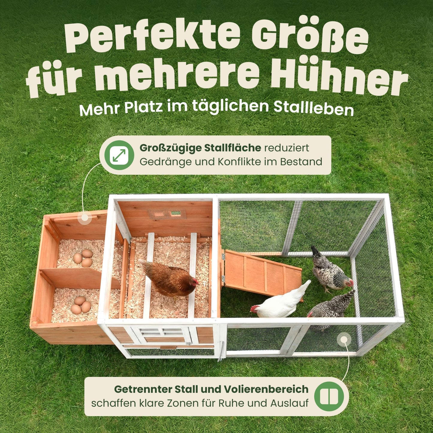 Hühnerstall Kükenstall Wachtelstall Hühnervoliere Ida