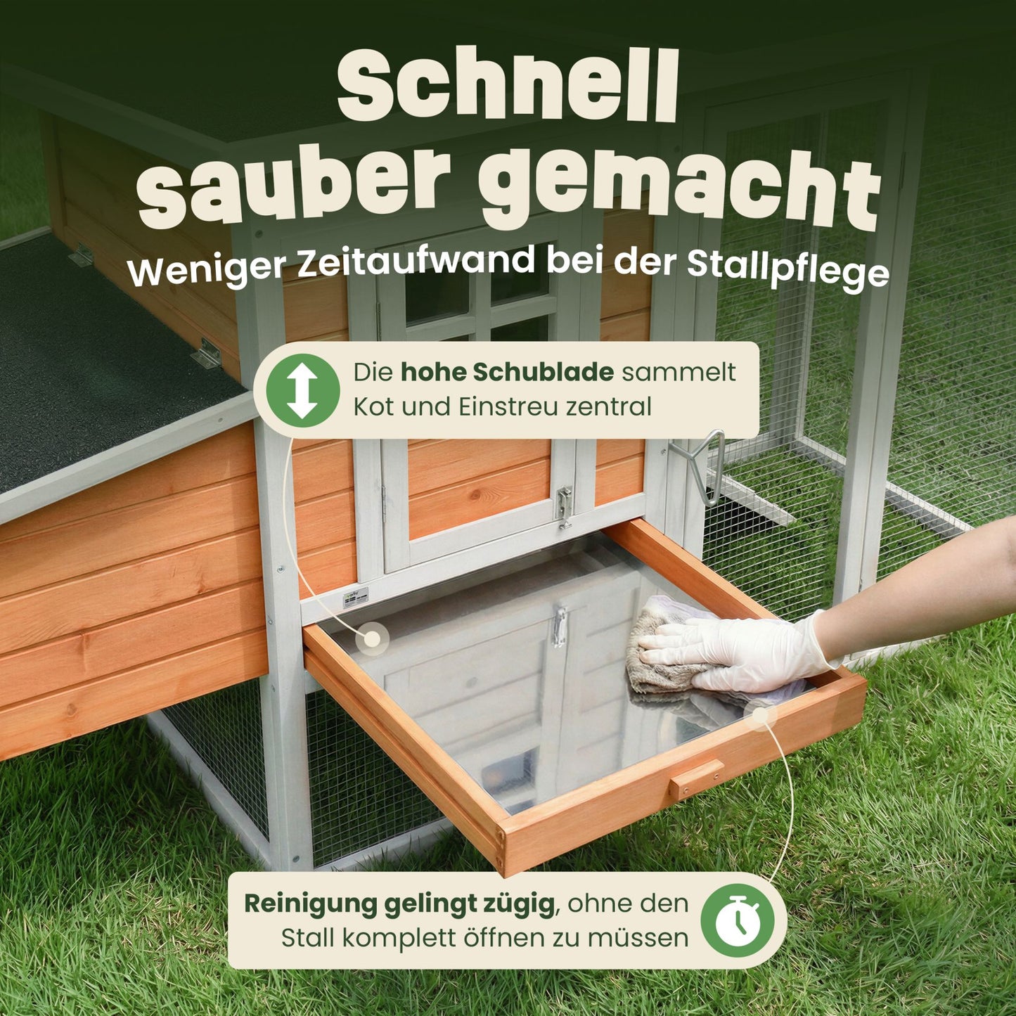 Hühnerstall Kükenstall Wachtelstall Hühnervoliere Ida