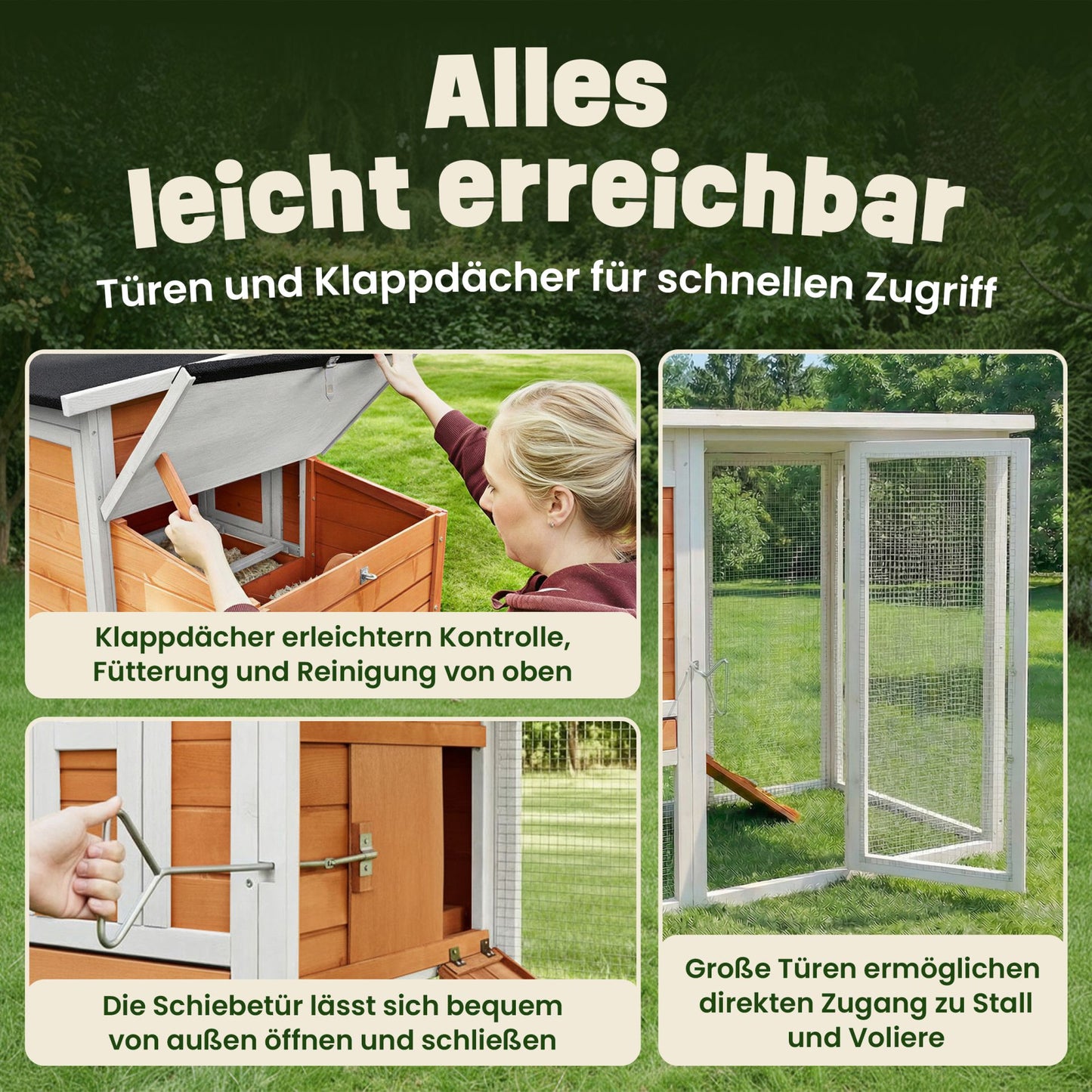 Hühnerstall Kükenstall Wachtelstall Hühnervoliere Ida