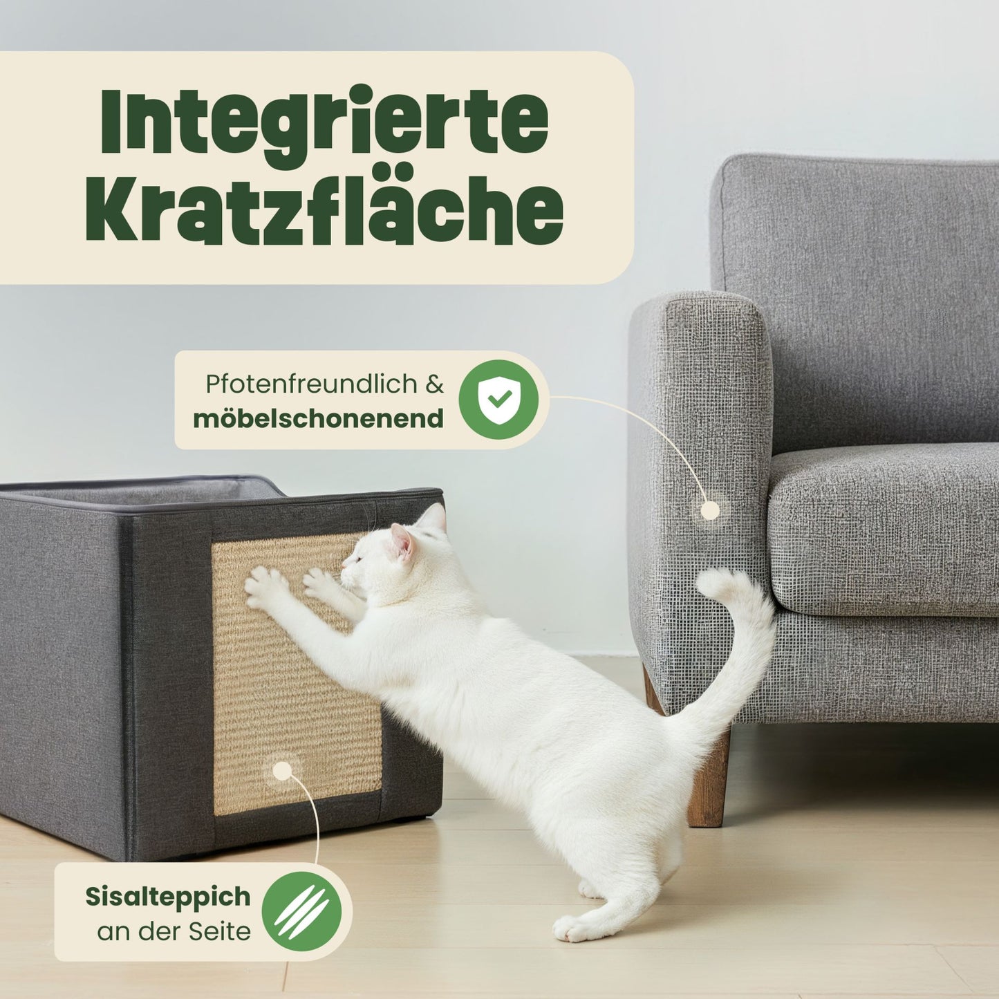 Katzenhütte Katzenhaus Katzenbox Katzenvilla Katzenhöhle   46602