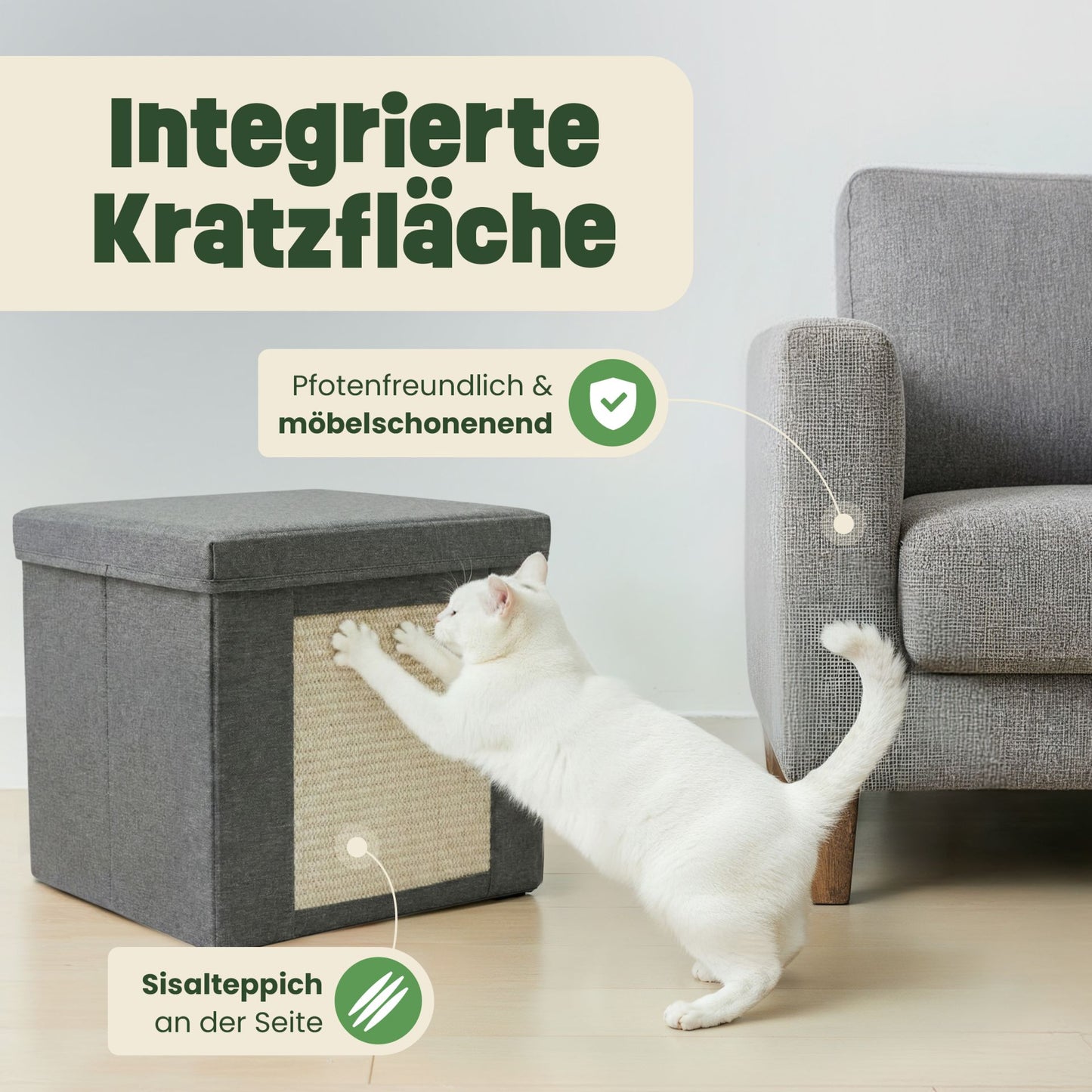 Katzenhütte Katzenhaus Katzenbox Katzenvilla Katzenhöhle   46606