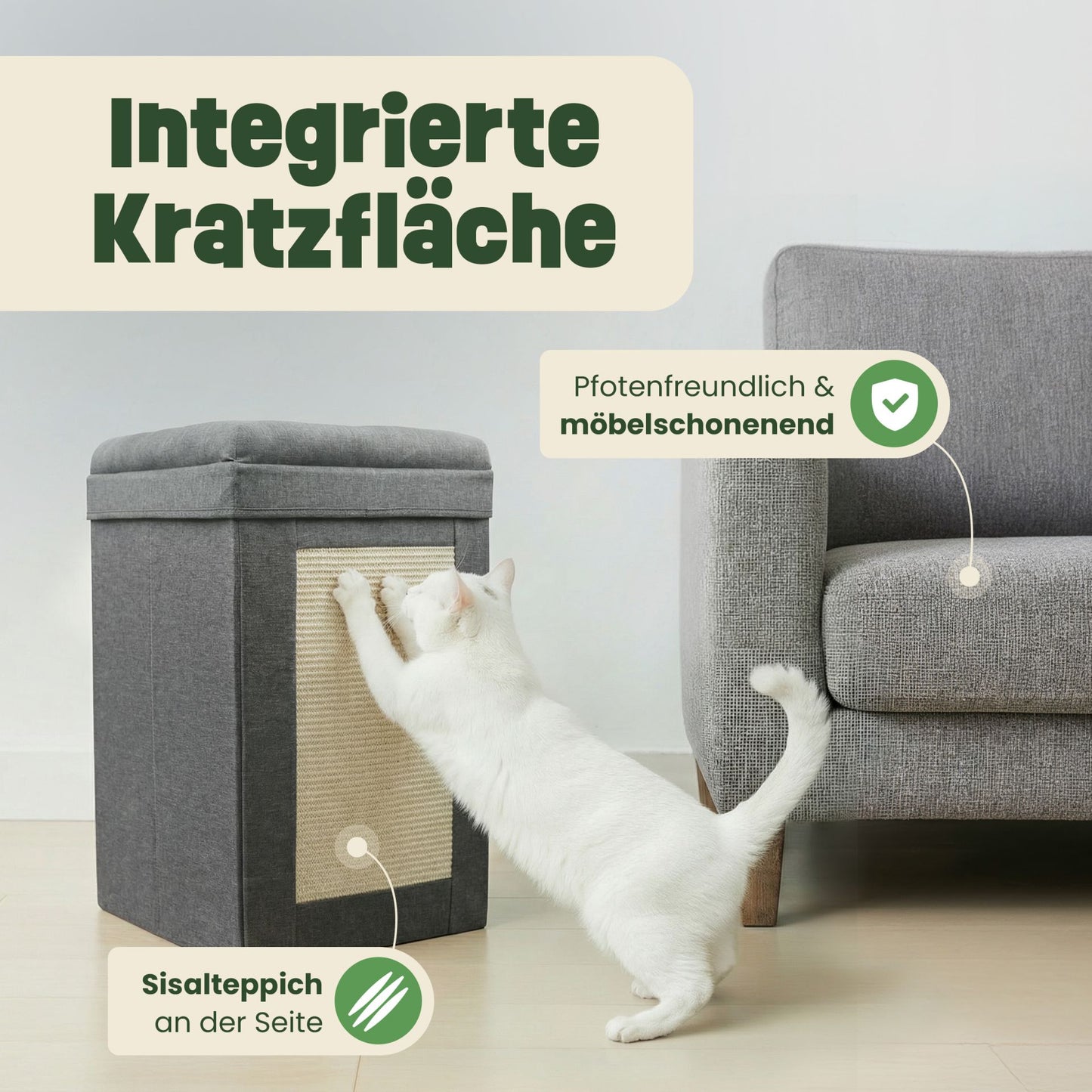 Katzenhütte Katzenhaus Katzenbox Katzenvilla Katzenhöhle  46608