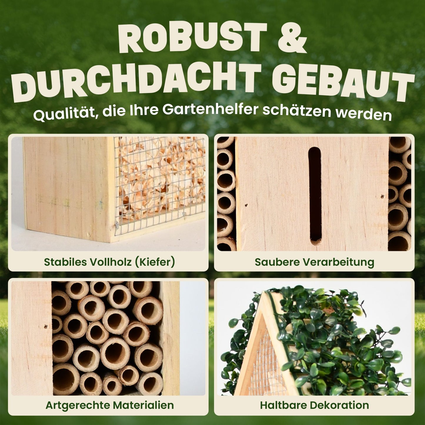 Insektenhotel Wildbienen Insekten Insektenhaus Bienenhotel 46797
