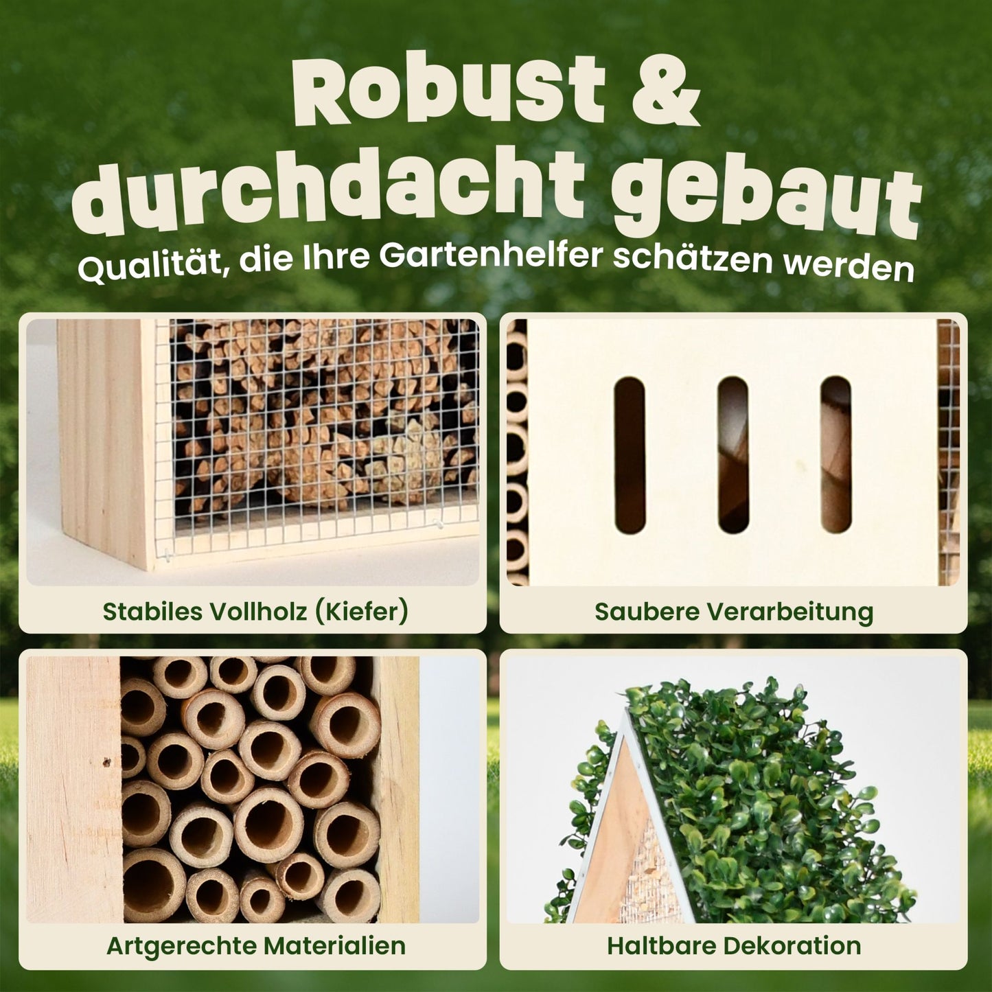 Insektenhotel Wildbienen Insekten Insektenhaus Bienenhotel 46799