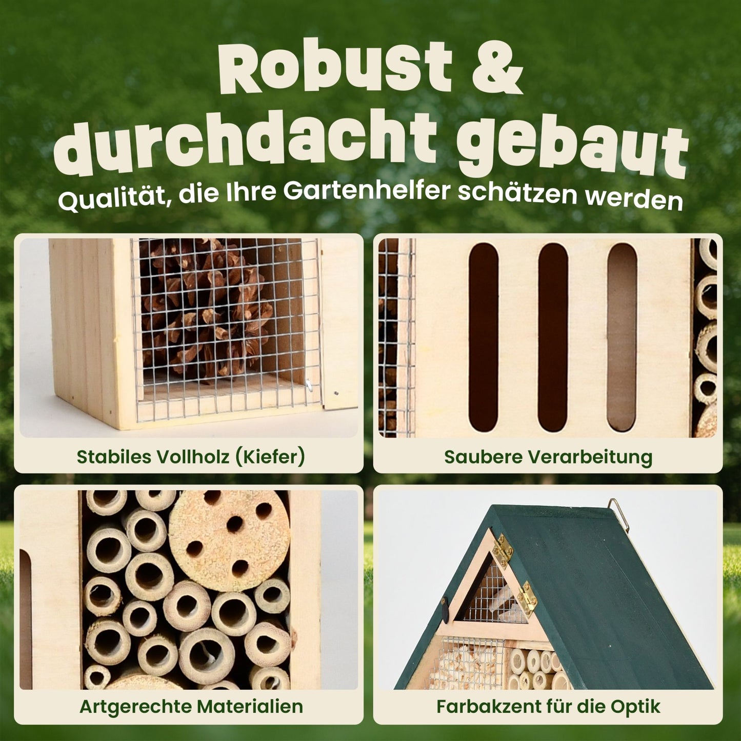 Insektenhotel Wildbienen Insekten Insektenhaus Bienenhotel 46800