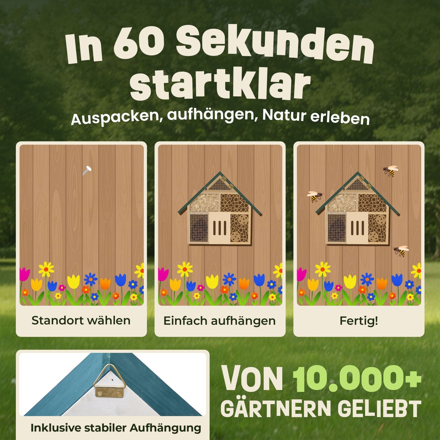 Insektenhotel Wildbienen Insekten Insektenhaus Bienenhotel 46800