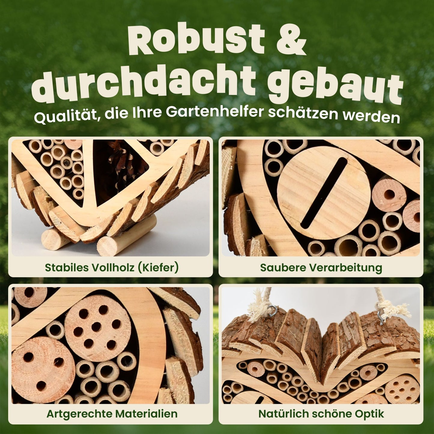Insektenhotel Wildbienen Insekten Insektenhaus Bienenhotel 46801