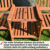 Teebench Gartenbank 2sitzer Meranti Outdoor