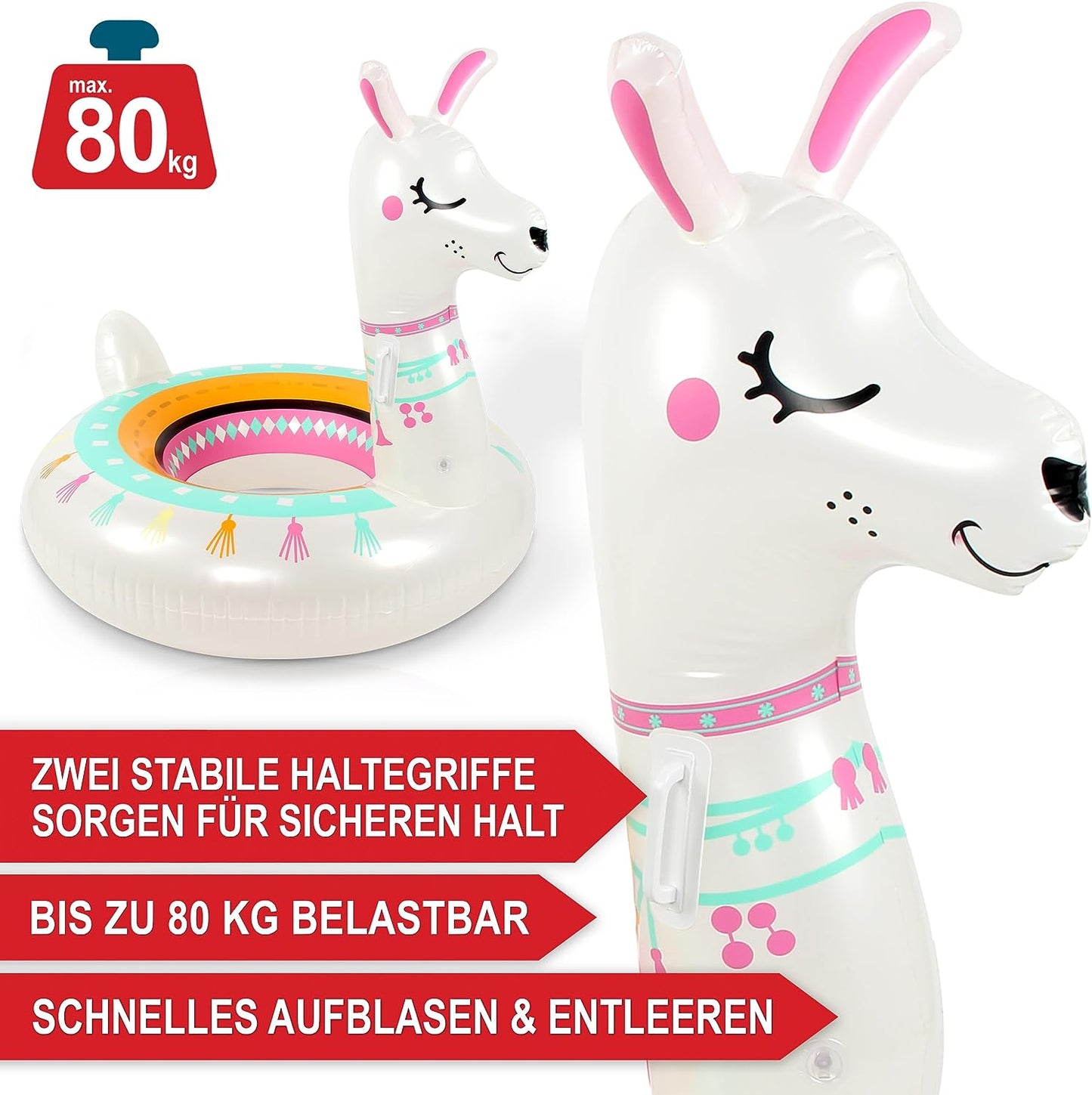Lama Pool Spielzeug Schwimmtier Aufblasbar Badetier