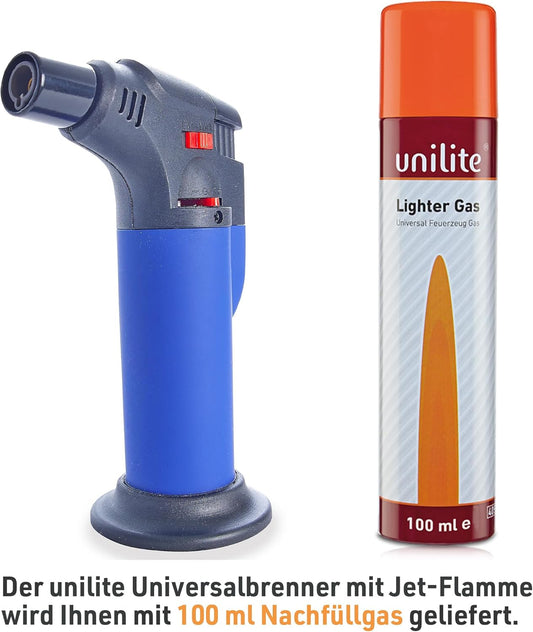 Sturmfeuerzeug Tokyo  Blau + 100 ml Nachfüllgas
