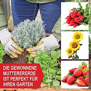 Komposter aus lasiertem Holz - Holzkomposter mit Stecksystem