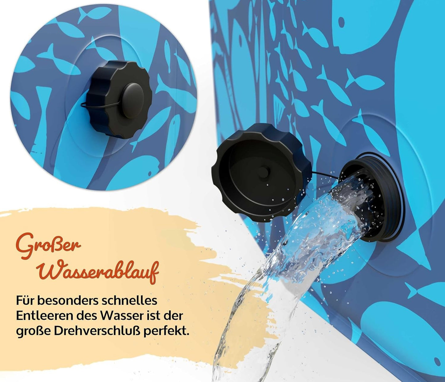 Hundepool Faltbarer Pool Planschbecken Hund Schwimmbad 160x30 cm
