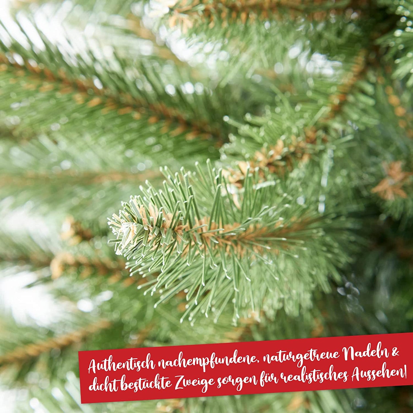 Künstlicher Weihnachtsbaum Tannebaum Weihnachten 220cm 06