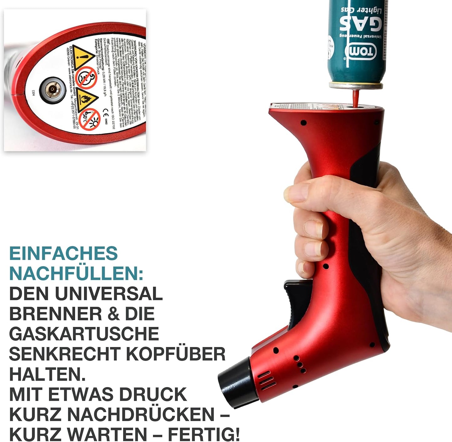 Universalbrenner GB-500 Rot