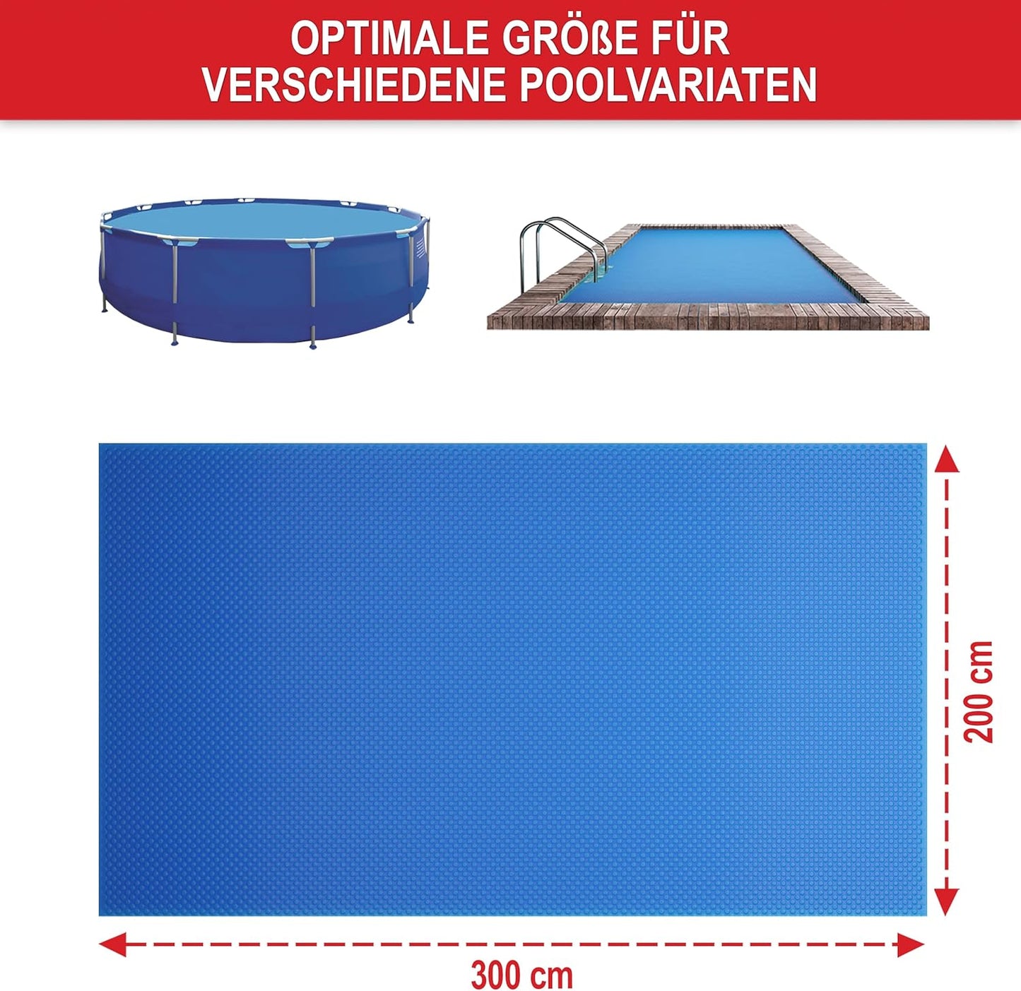 Pool Solarplane 300x200cm