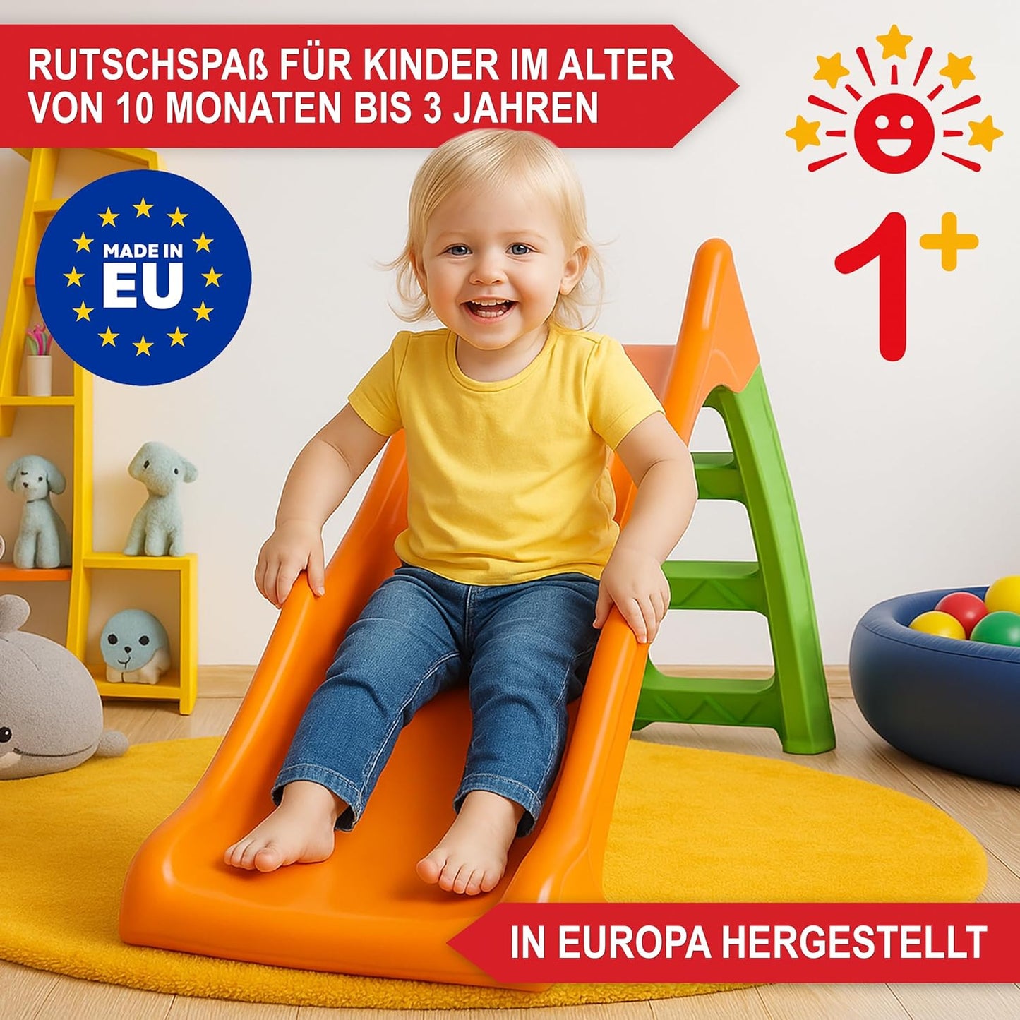 Kinderrutsche Rutsche mit Wasseranschluss