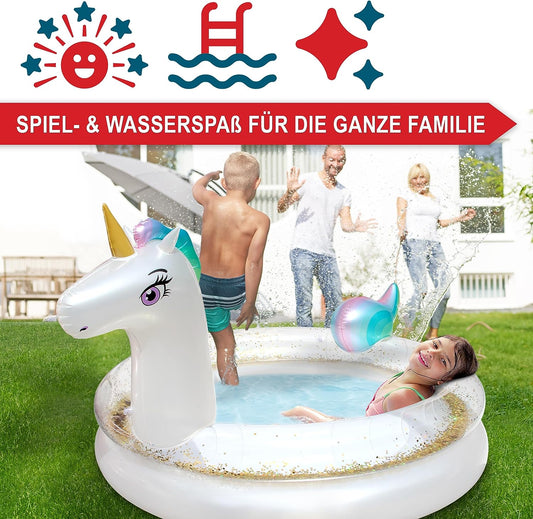 Einhorn Pool Spielzeug Schwimmtier Aufblasbar Badetier