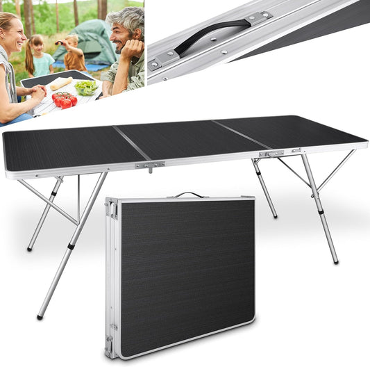 BITTE LESEN !!!Retourenware ! Campingtisch Klapptisch Gartentisch Buffettisch DREI Teilig