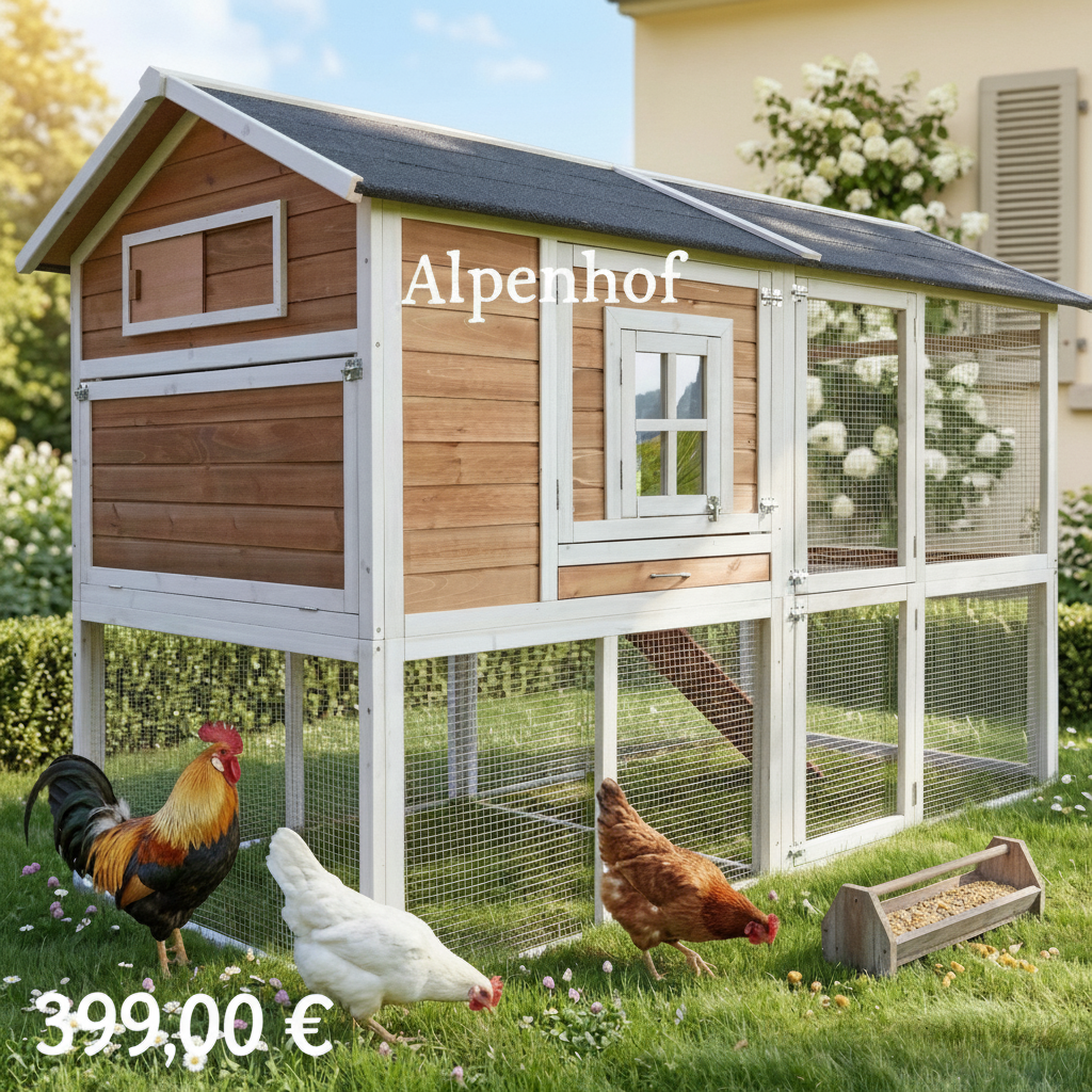 Hühnerstall Kükenstall Wachtelstall Hühnervoliere Alpenhof
