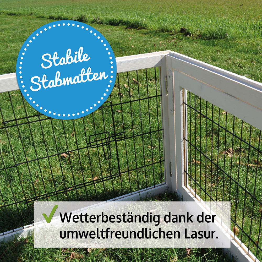 BITTE LESEN ! Retourenware ! Kaninchen Freilaufgehege Auslauf Freigehege Hasen Rabbit Run XL(403)