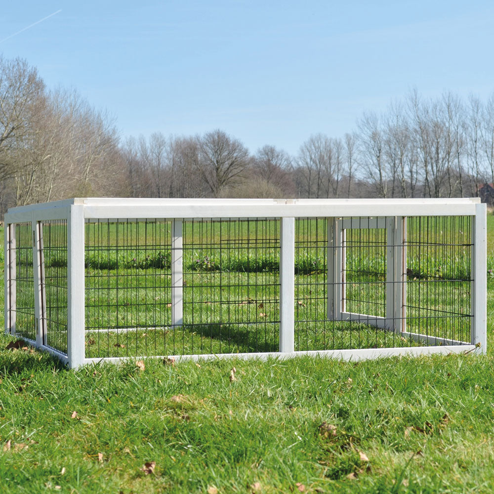 BITTE LESEN ! Retourenware ! Kaninchen Freilaufgehege Auslauf Freigehege Hasen Rabbit Run XL(403)