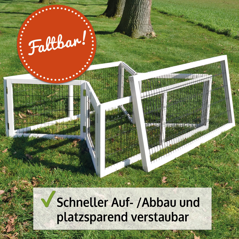 BITTE LESEN ! Retourenware ! Kaninchen Freilaufgehege Auslauf Freigehege Hasen Rabbit Run XL(403)