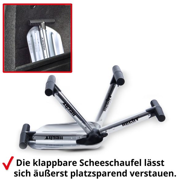 Klapp Schneeschaufel