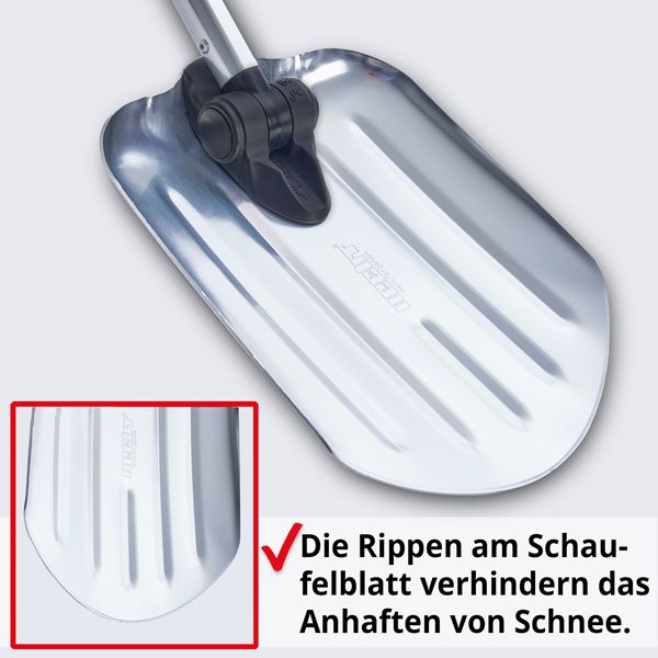 Klapp Schneeschaufel