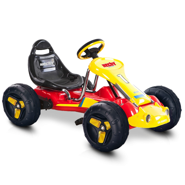 Tret Kinder Go-Kart Gelb Rot