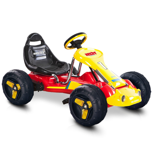 Tret Kinder Go-Kart Gelb Rot