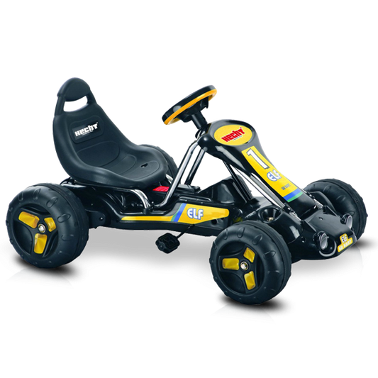 Tret Kinder Go-Kart Schwarz Gelb