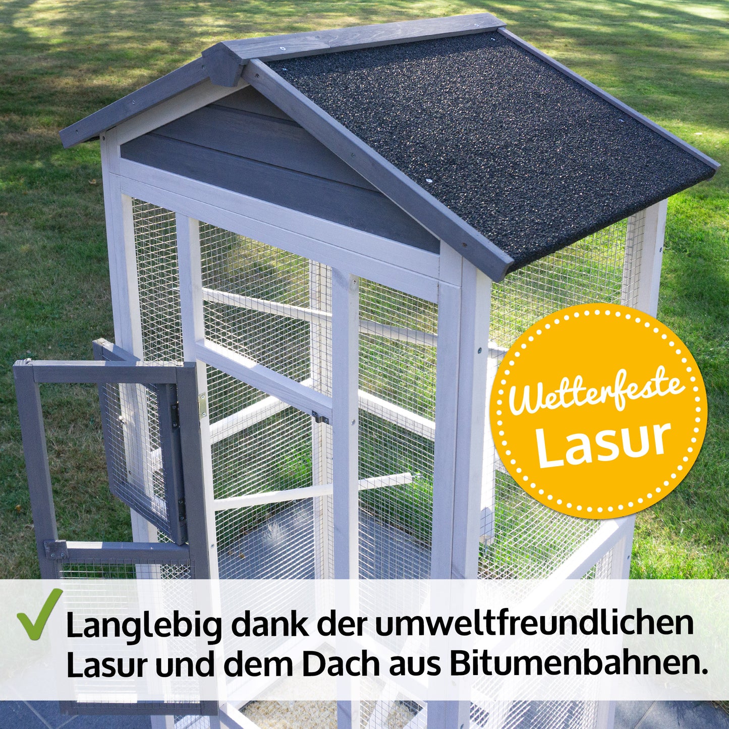 Vogelvoliere Voliere Vogelkäfig Käfig Vogelhaus L 303