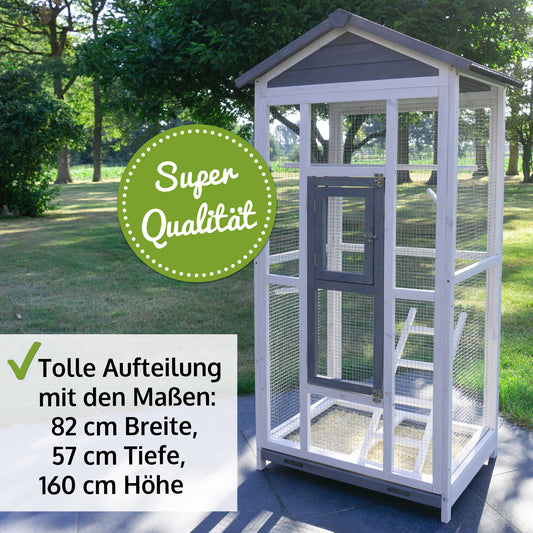 Vogelvoliere Voliere Vogelkäfig Käfig Vogelhaus L 303