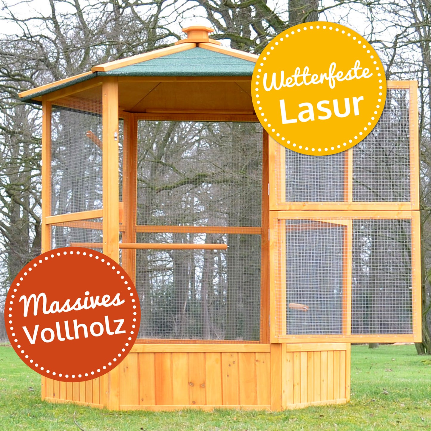 Vogelvoliere Voliere Vogelkäfig Käfig Vogelhaus Maxi