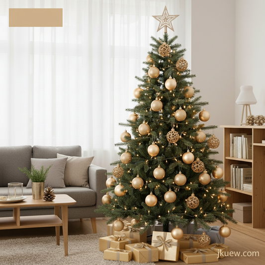Weihnachtskugeln aus Kunststoff Christbaumschmuck Champanger