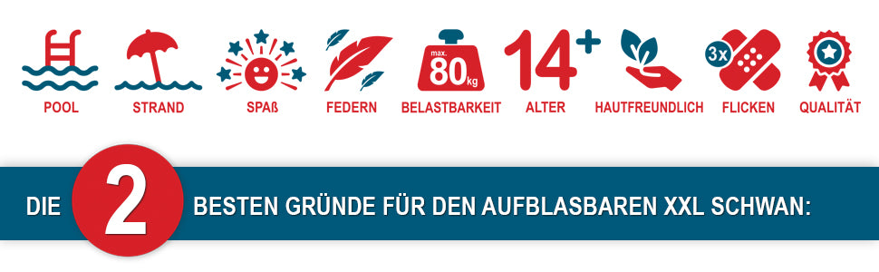 Schwan Pool Spielzeug Schwimmtier Aufblasbar Badetier