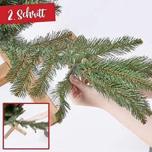 Künstlicher Weihnachtsbaum Tannebaum Weihnachten 220cm 06