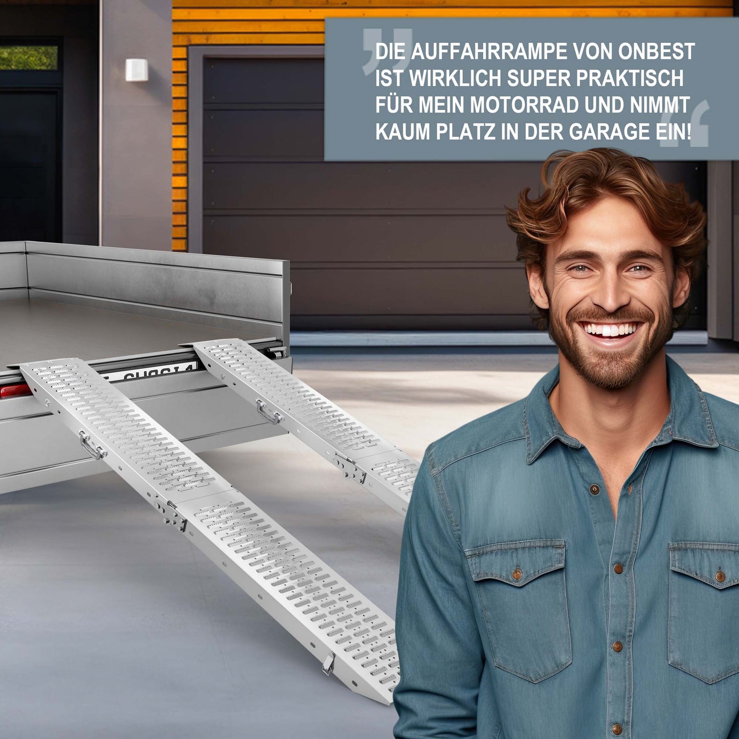 BITTE LESEN !!! Retourenware ! Auffahrrampe Klappmechanismus