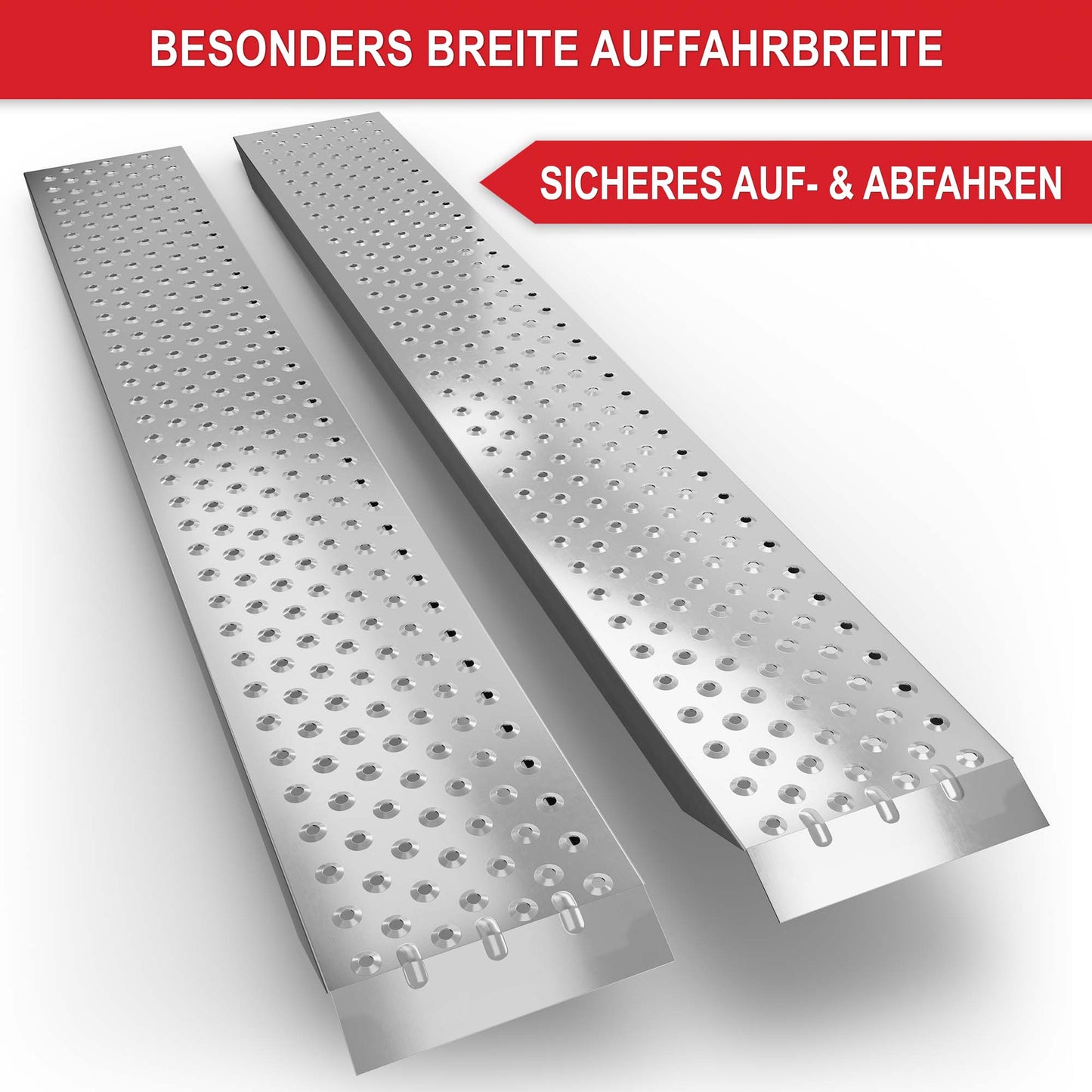 BITTE LESEN !!! Retourenware ! Auffahrrampe im 2er Set Stahl Tragkraft von 400 kg