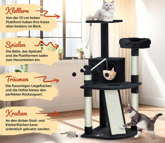 !Bitte Lesen!Retourenware! Katzenbaum Lola Dunkel Grau