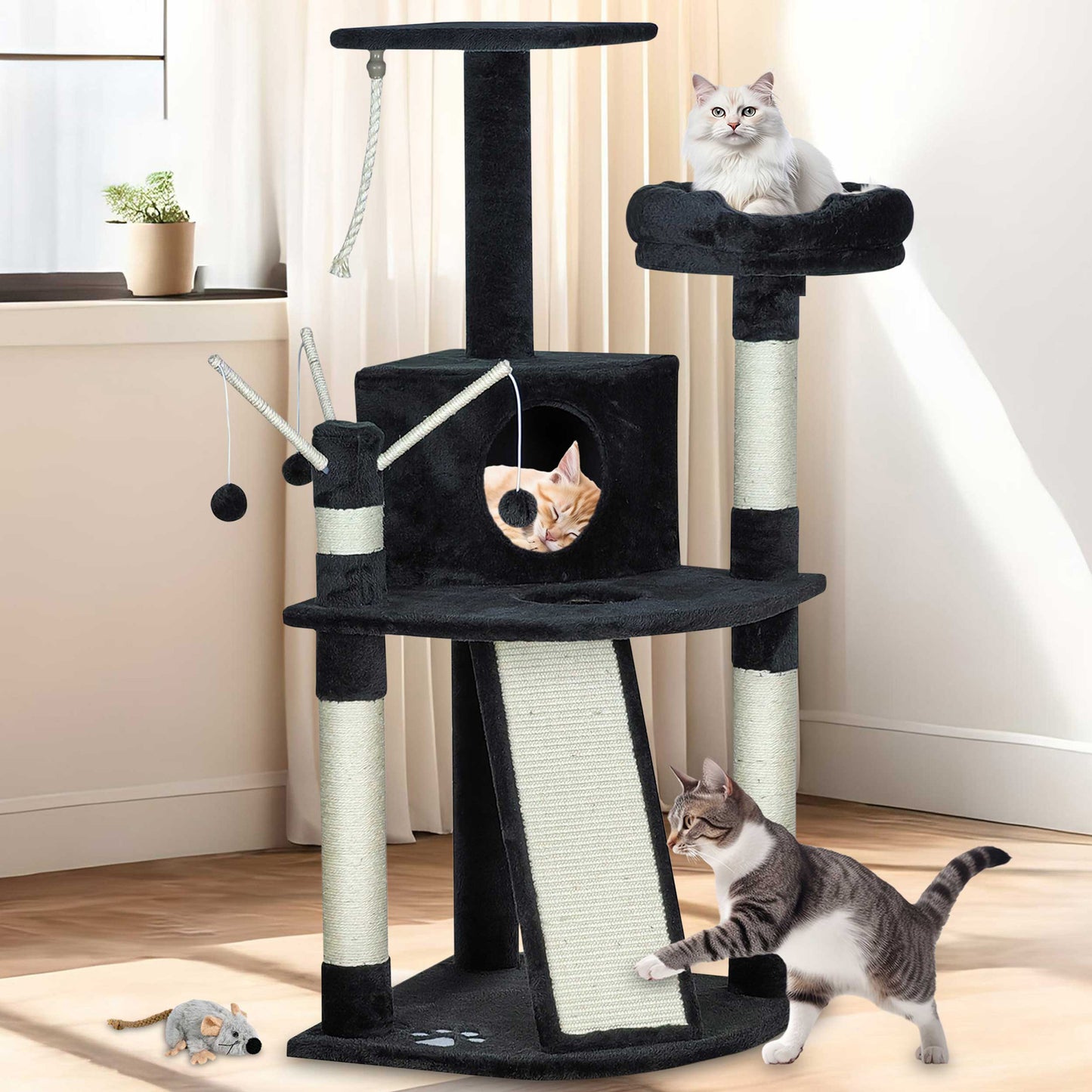 Katzenbaum Lola Dunkel Grau