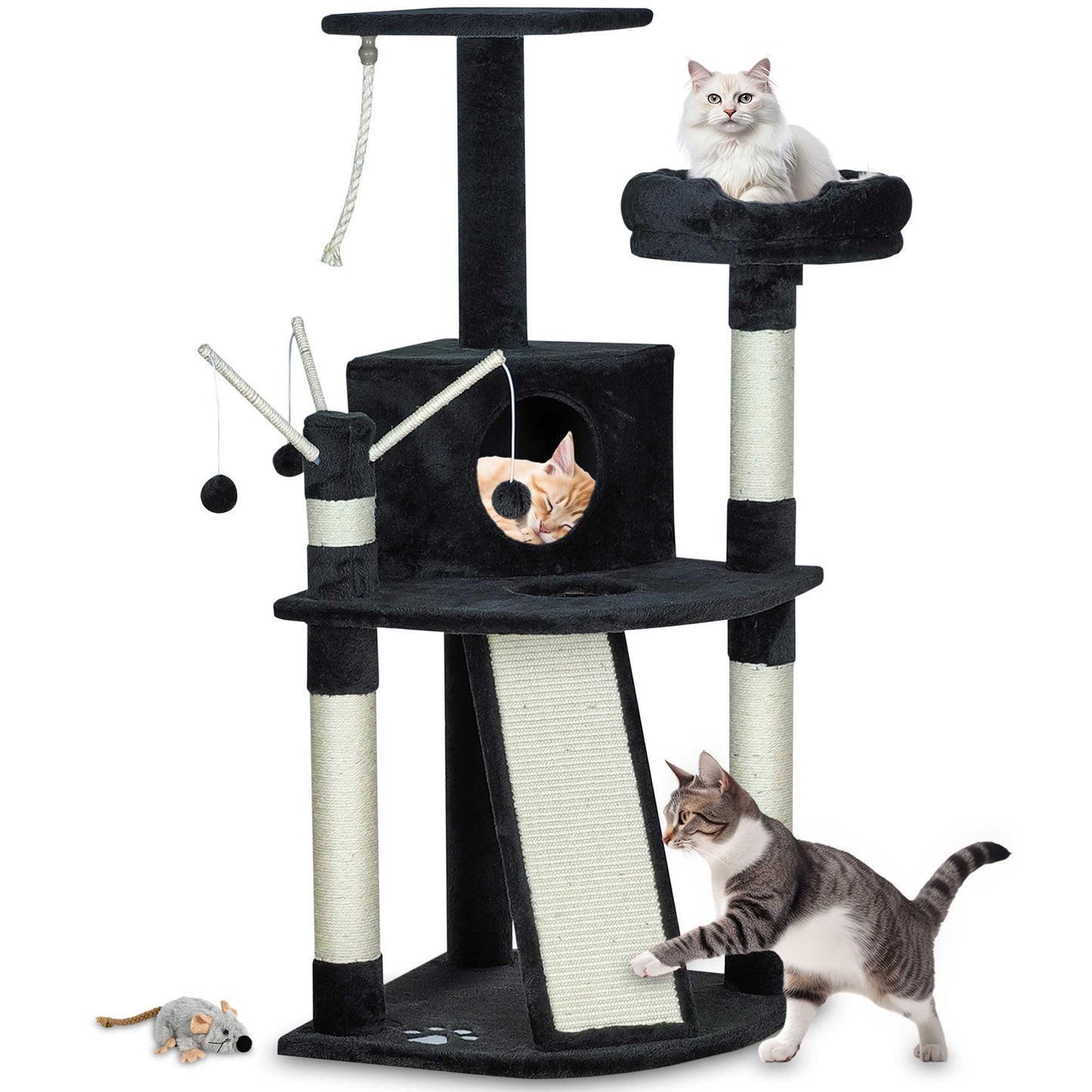 Katzenbaum Lola Dunkel Grau