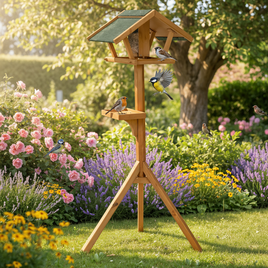 Vogelhaus Futterstation Futterhaus mit Ständer Heaven