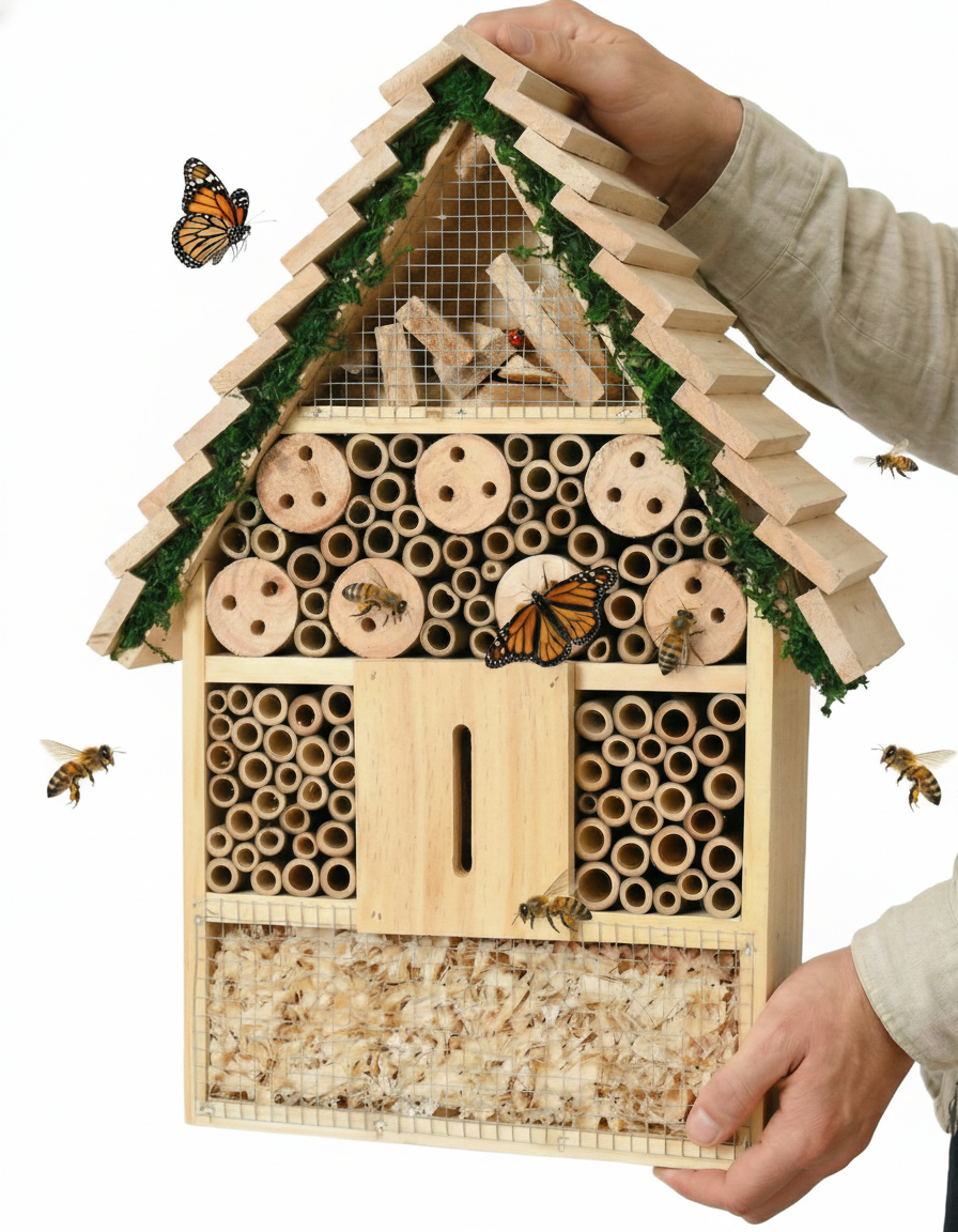 Insektenhotel Wildbienen Insekten Insektenhaus Bienenhotel 46798