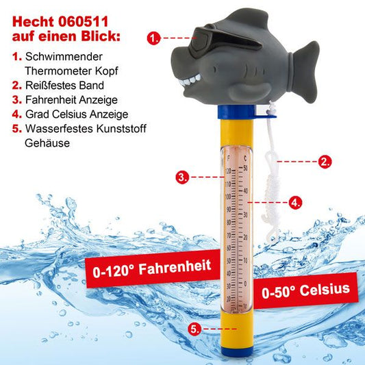 Wasser Thermometer Hai 060511
