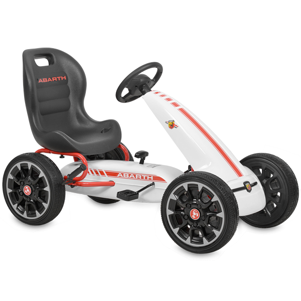 Tretkart Go Kart Weiss